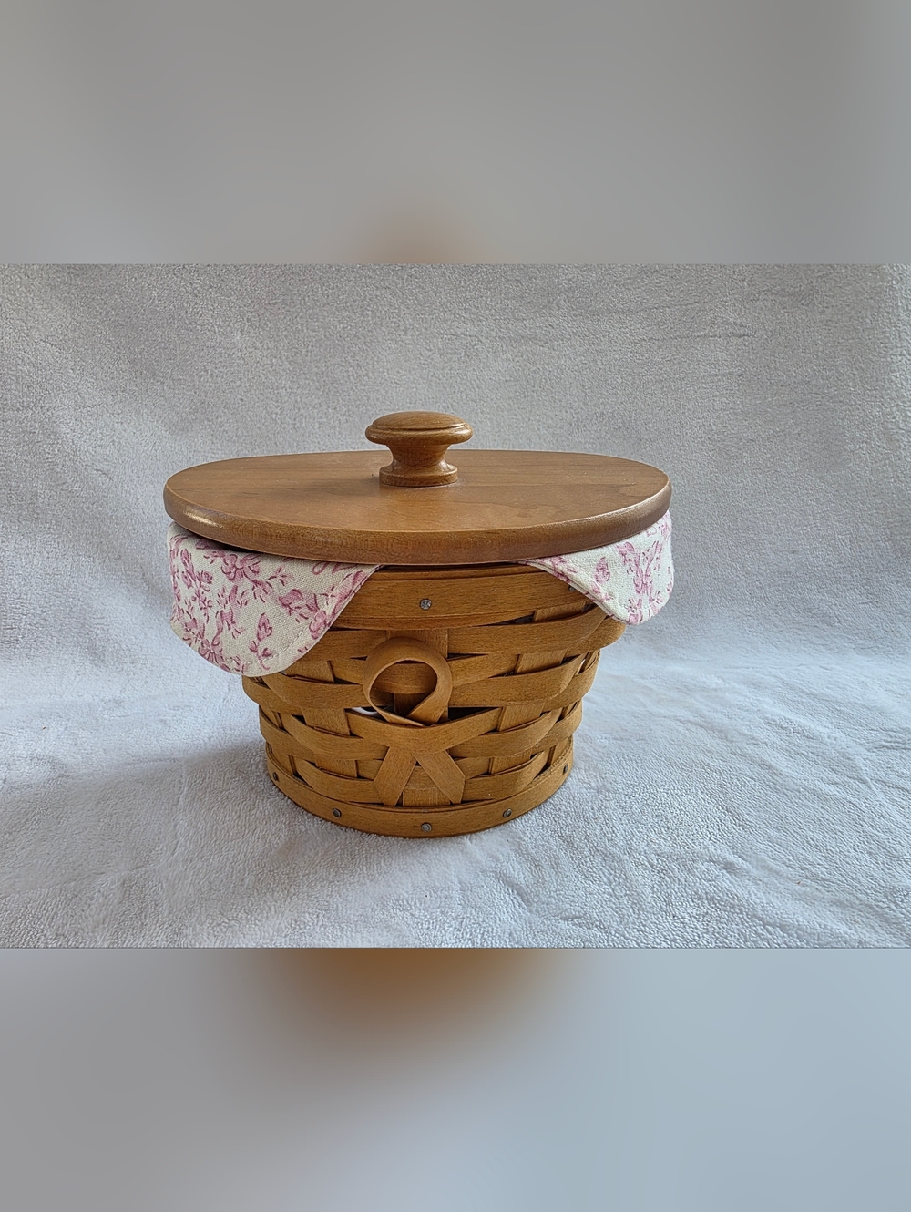 Longaberger 2007 Breast Cancer Awareness Hanging Basket Like New | Longaberger